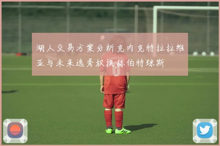 湖人交易方案分析克内克特拉拉维亚与未来选秀权换赫伯特琼斯